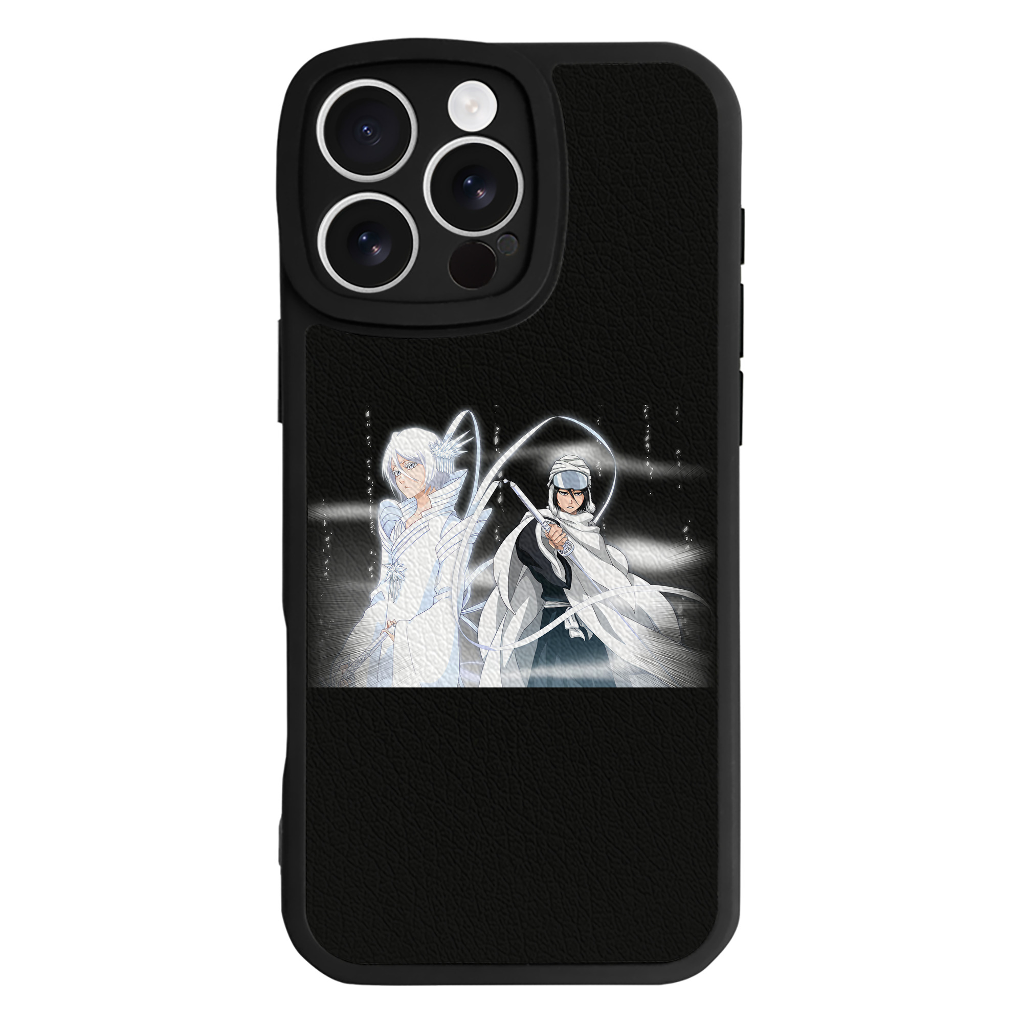 （画像用） ブリーチ 朽木ルキア BLEACH Kuchiki Rukia 【iPhone 16シリーズ対応】シリコンスマホケース（レザー調） 材質：シリコン